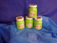 ESPECIEROS DE VIDRIO PINTADOS A MANO